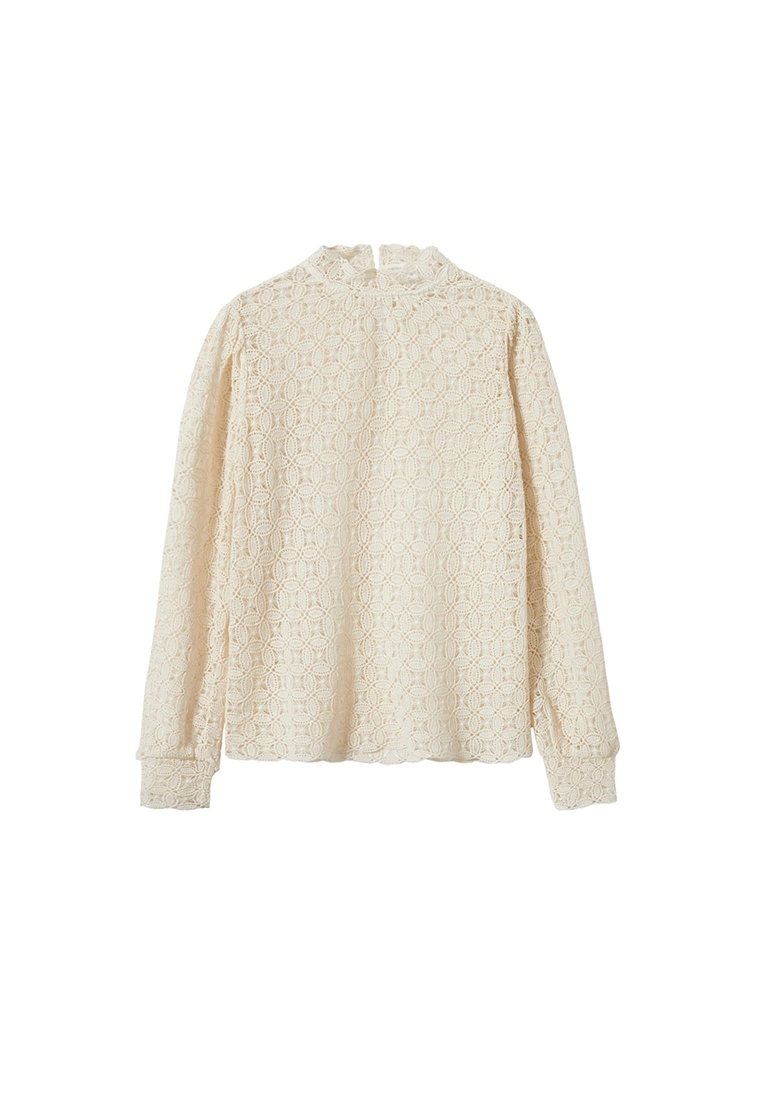 Mango Guipure Cotton Blouse 8 Mango Guipure Cotton Blouse - Image 6