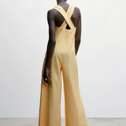 Mango Wrap-Back Crop Jumpsuit -Mango popular store mango 3917 6742536 2