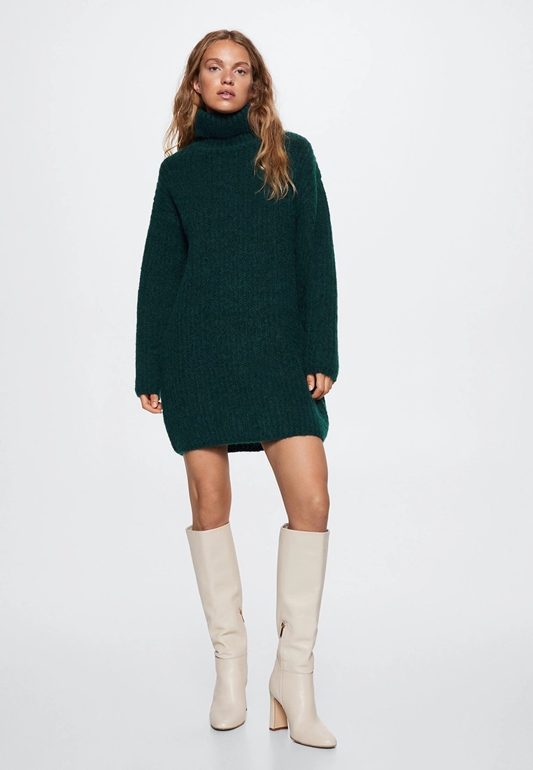 Mango Knitted Turtleneck Dress 6 Mango Knitted Turtleneck Dress - Image 4