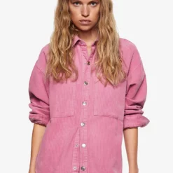 Mango Buttoned Corduroy Overshirt
