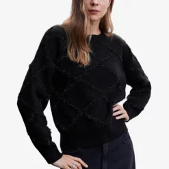 Mango Lurex Details Sweater
