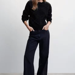 Mango Lurex Details Sweater -Mango popular store mango 3928 4957436 5