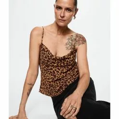 Mango Printed Cami Top -Mango popular store mango 3964 2948526 5