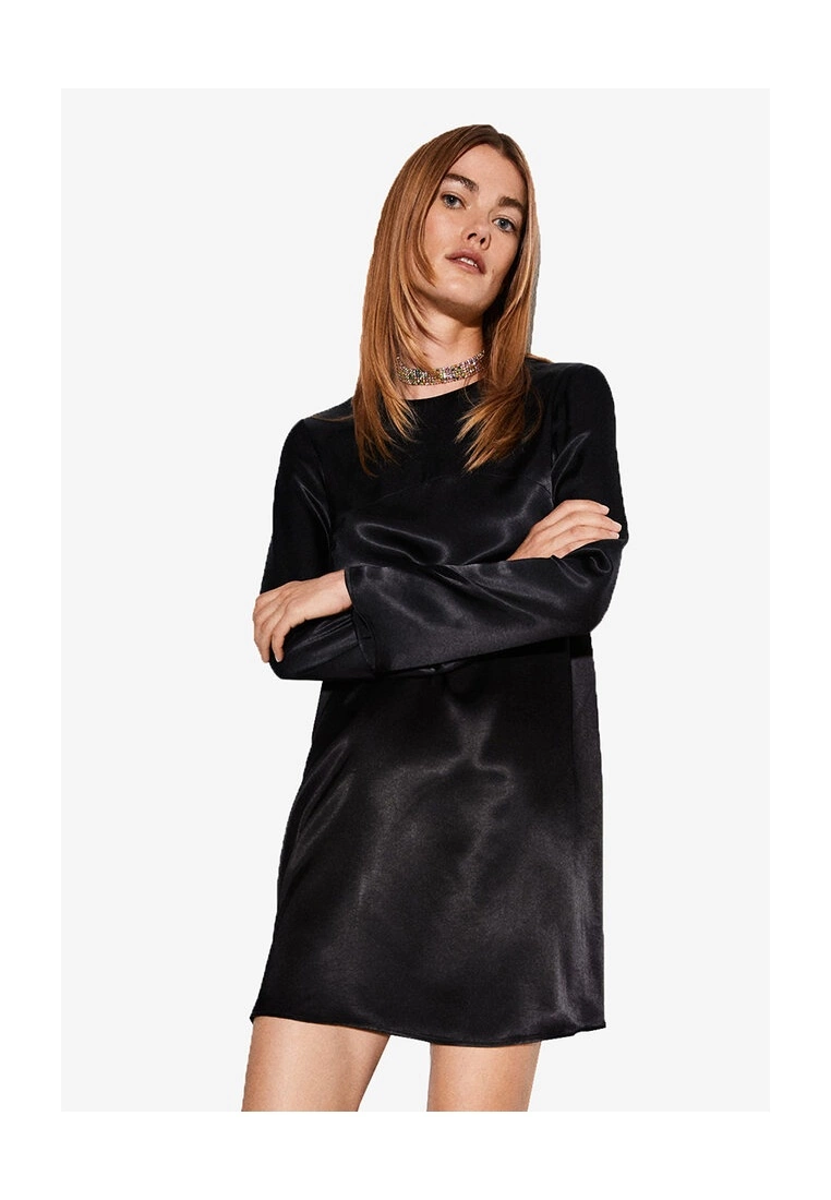 Mango Satin Dress 3 Mango Satin Dress