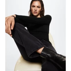 Mango Boat Neck T-Shirt -Mango popular store mango 3982 4841626 5