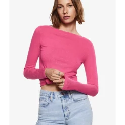 Mango Boat Neck T-Shirt