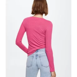 Mango Boat Neck T-Shirt -Mango popular store mango 3991 8226626 3