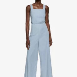 Mango Cut-Out Back Jumpsuit