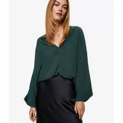 Mango V-Neck Blouse