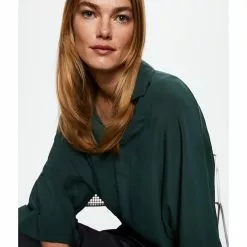 Mango V-Neck Blouse -Mango popular store mango 4044 1297526 3