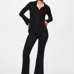 Mango Ribbed Shirt With Buttons -Mango popular store mango 4044 8626336 5