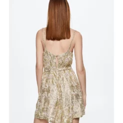 Mango Lurex Printed Jumpsuit -Mango popular store mango 4071 1469026 2