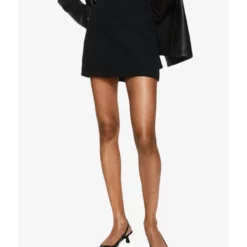 Mango Cotton Tweed Mini Skirt