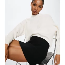 Mango Cotton Tweed Mini Skirt 14 Mango Cotton Tweed Mini Skirt -Mango popular store mango 4090 1326626 5