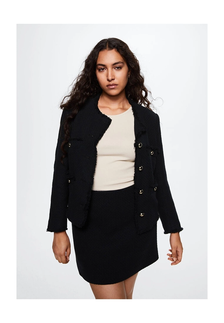 Mango Cotton Tweed Mini Skirt 9 Mango Cotton Tweed Mini Skirt - Image 7