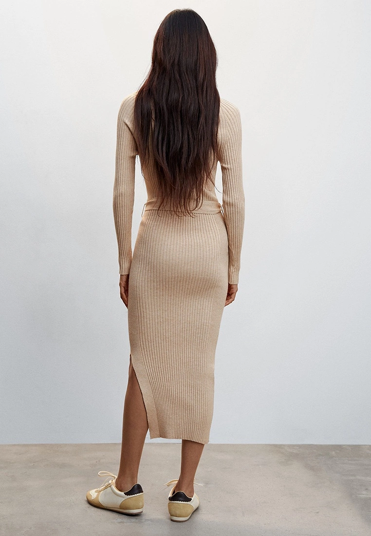 Mango Ribbed Turtleneck Dress 4 Mango Ribbed Turtleneck Dress - Image 2