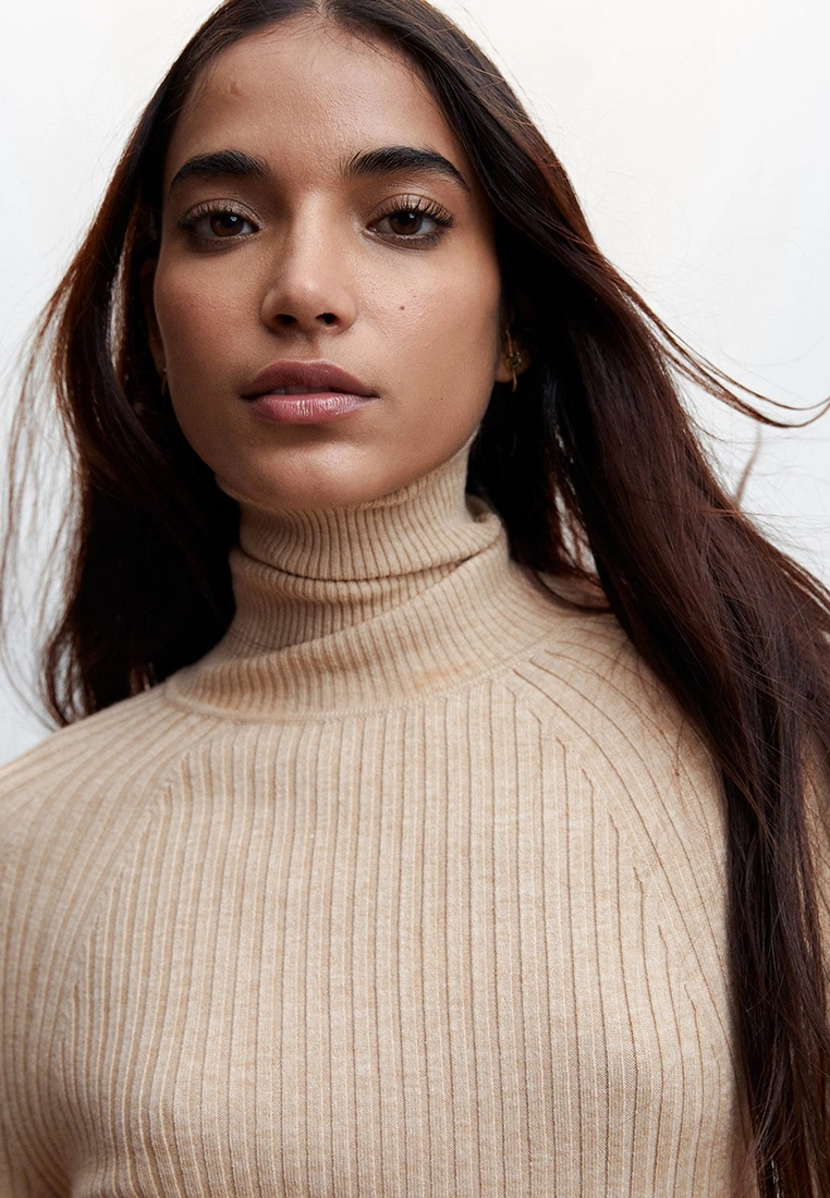 Mango Ribbed Turtleneck Dress 6 Mango Ribbed Turtleneck Dress - Image 4