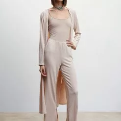 Mango Ribbed Knit Trousers -Mango popular store mango 4103 3226936 4