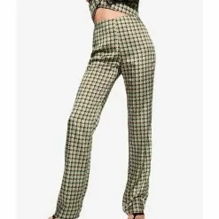 Mango Satin Printed Trousers