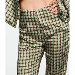 Mango Satin Printed Trousers -Mango popular store mango 4112 5941626 3