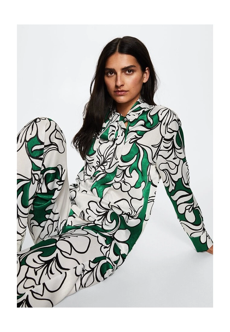 Mango Floral Print Blouse 6 Mango Floral Print Blouse - Image 4