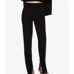 Mango Slit Hem Trousers