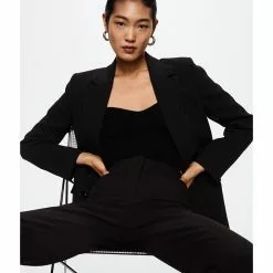 Mango Slit Hem Trousers -Mango popular store mango 4124 4440826 4