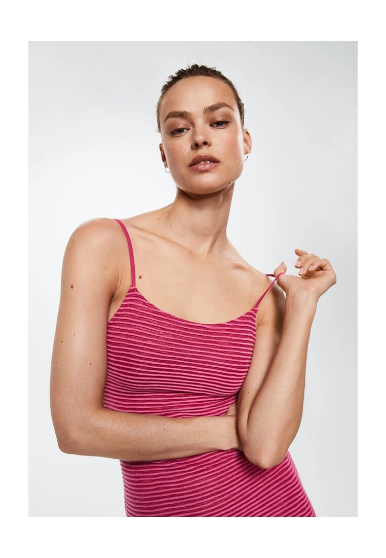 Mango Striped Fitted Dress 5 Mango Striped Fitted Dress - Image 3