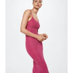 Mango Striped Fitted Dress 11 Mango Striped Fitted Dress -Mango popular store mango 4158 0979026 4