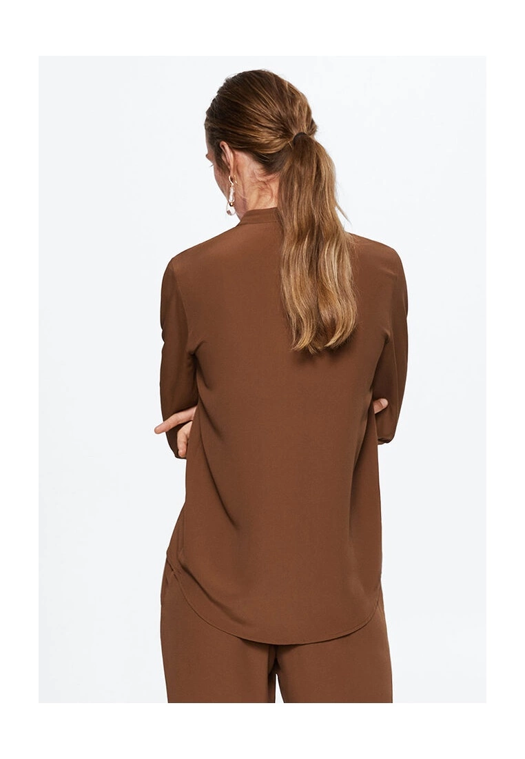 Mango Mao Collar Blouse 4 Mango Mao Collar Blouse - Image 2