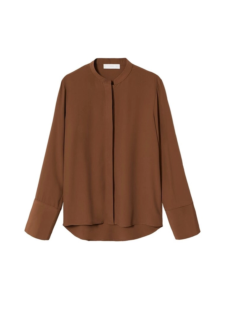 Mango Mao Collar Blouse 9 Mango Mao Collar Blouse - Image 7