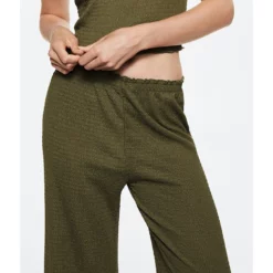 Mango Textured Flowy Trousers -Mango popular store mango 4181 3080826 3