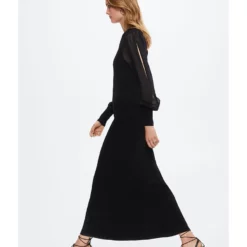 Mango Sleeve Slit Dress -Mango popular store mango 4181 6412726 6