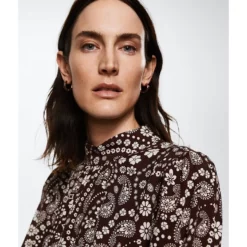 Mango Flowy Printed Dress -Mango popular store mango 4245 2032726 4