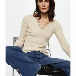 Mango Braided Cord Sweater -Mango popular store mango 4296 2051626 4