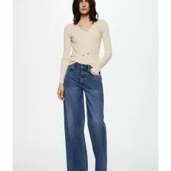 Mango Braided Cord Sweater -Mango popular store mango 4297 2051626 5