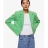 Mango Cropped Blazer With Buttons -Mango popular store mango 4321 3051626 1