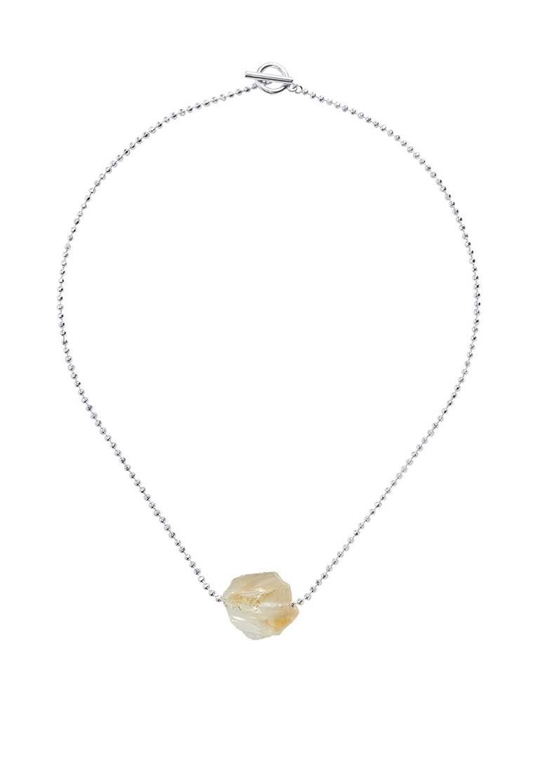 Mango Stone Pendant Necklace 3 Mango Stone Pendant Necklace