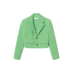 Mango Cropped Blazer With Buttons -Mango popular store mango 4326 3051626 7