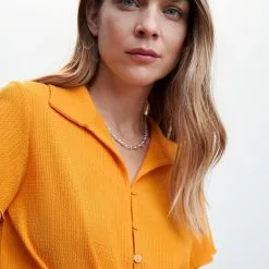 Mango Knot Cropped Shirt 9 Mango Knot Cropped Shirt -Mango popular store mango 4327 6426536 3