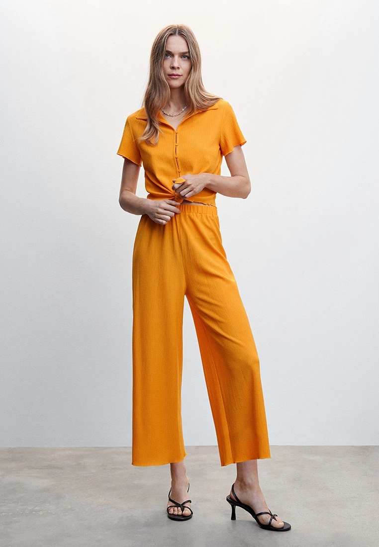 Mango Knot Cropped Shirt 6 Mango Knot Cropped Shirt - Image 4