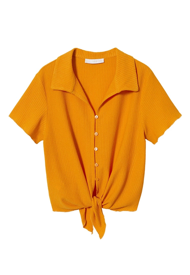 Mango Knot Cropped Shirt 7 Mango Knot Cropped Shirt - Image 5