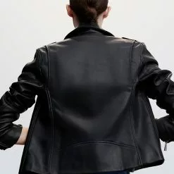 Mango Faux-Leather Biker Jacket 10 Mango Faux-Leather Biker Jacket -Mango popular store mango 4332 6616536 2