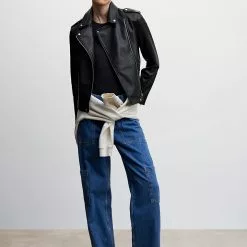 Mango Faux-Leather Biker Jacket 14 Mango Faux-Leather Biker Jacket -Mango popular store mango 4333 6616536 6