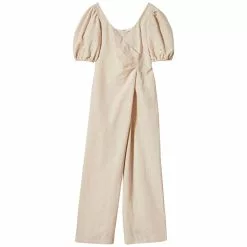 Mango Puff Sleeve Jumpsuit -Mango popular store mango 4352 2816536 5