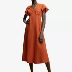 Mango V-Neckline Dress