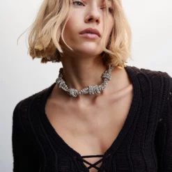 Mango Knitted Bow Cardigan -Mango popular store mango 4367 6026536 3