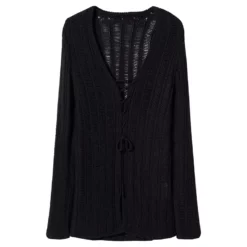 Mango Knitted Bow Cardigan -Mango popular store mango 4367 6026536 5