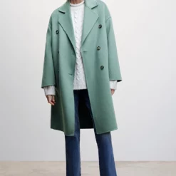 Mango Handmade Oversized Wool Coat -Mango popular store mango 4378 9436536 4