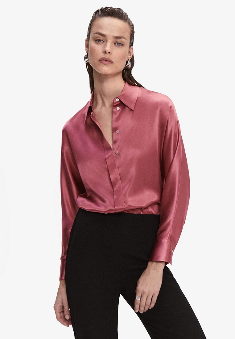 Mango 100% Silk Shirt 3 Mango 100% Silk Shirt